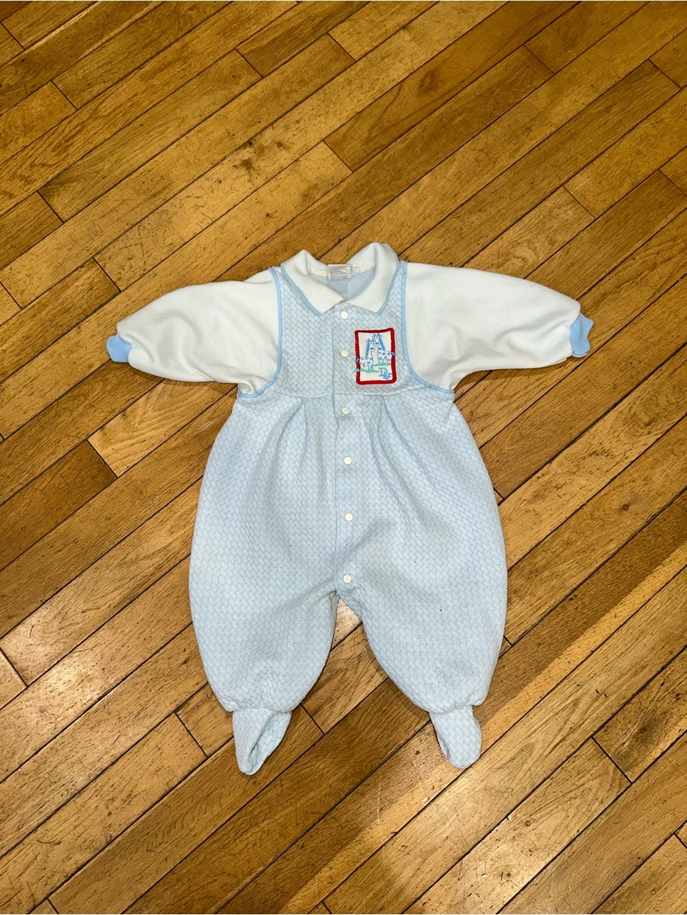 Baby Boy’s Dior pajama footie vintage onesie